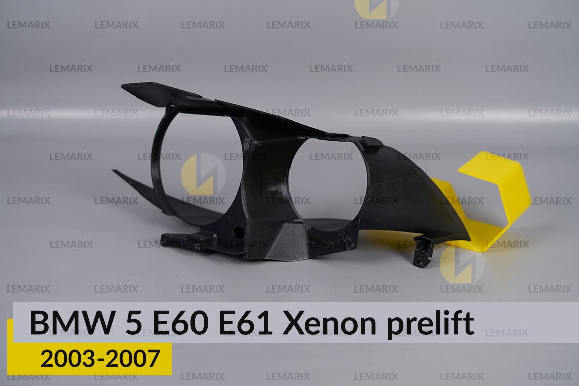 Декоративна маска BMW 5 E60 E61 Xenon (2003-2007) дорест ліва