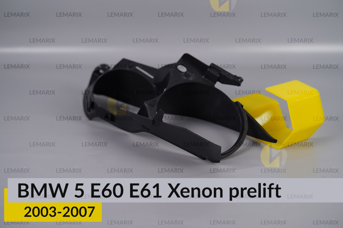 Декоративна маска BMW 5 E60 E61 Xenon (2003-2007) дорест ліва