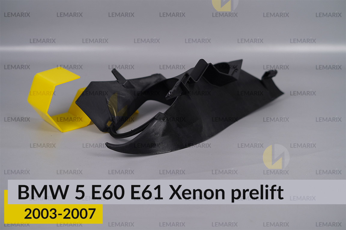 Декоративна маска BMW 5 E60 E61 Xenon (2003-2007) дорест ліва