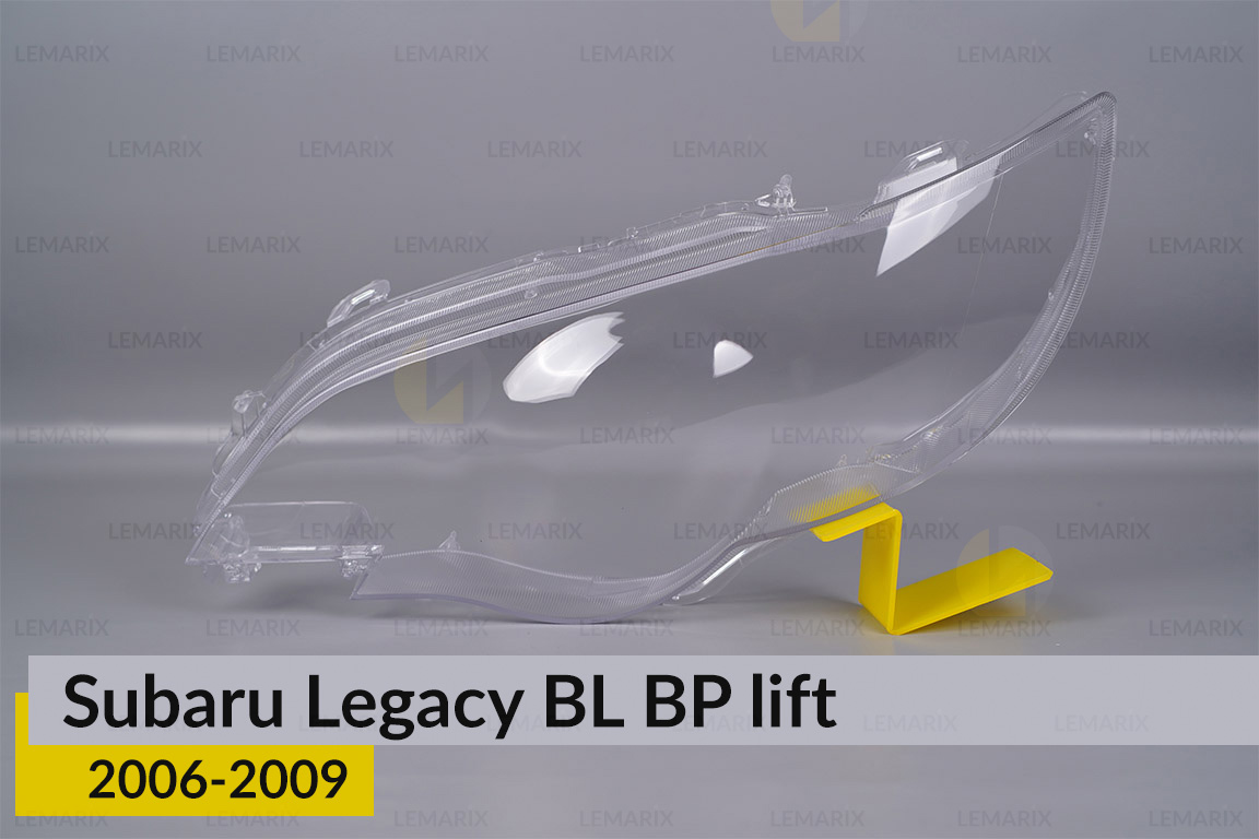 Скло фари Subaru Outback BL BP (2006-2009) рест під омивач ліве