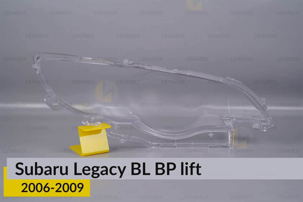 Скло фари Subaru Outback BL BP (2006-2009) рест під омивач ліве