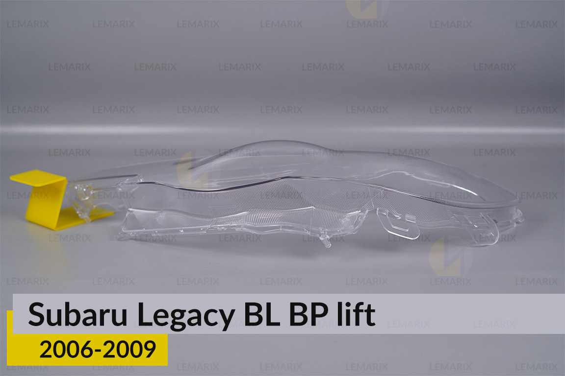 Скло фари Subaru Outback BL BP (2006-2009) рест під омивач ліве