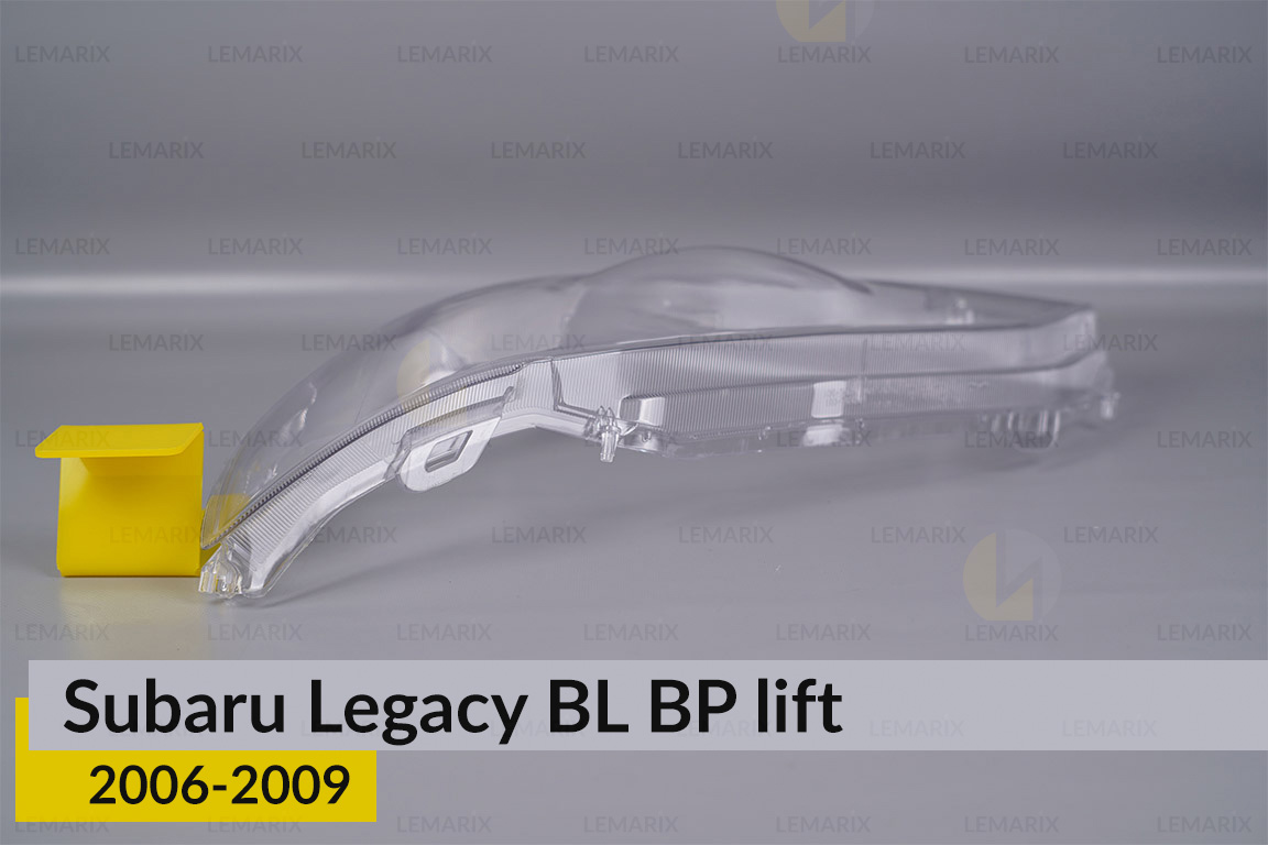 Скло фари Subaru Outback BL BP (2006-2009) рест під омивач ліве