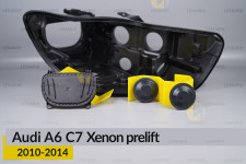 Сервісний комплект корпуса фар Audi A6 C7 Xenon (2010-2014) дорест правий