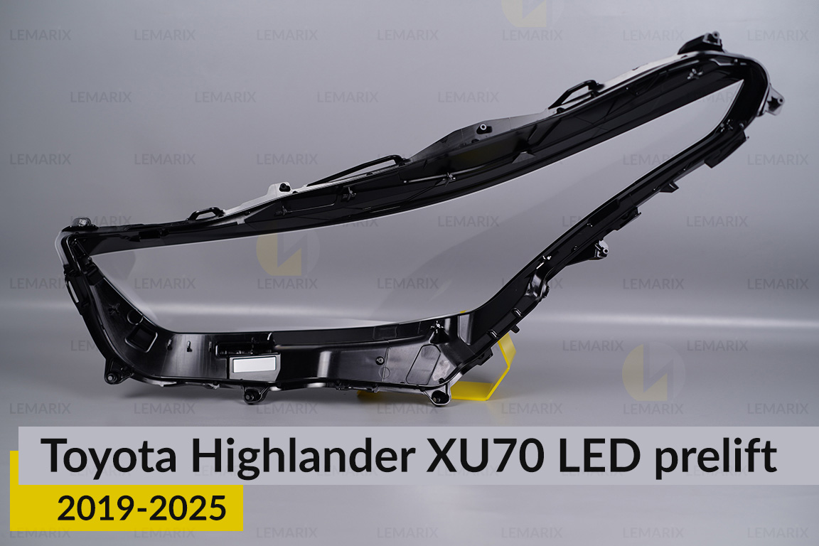 Скло фари Toyota Highlander XU70 LED (2019-2026) дорест праве