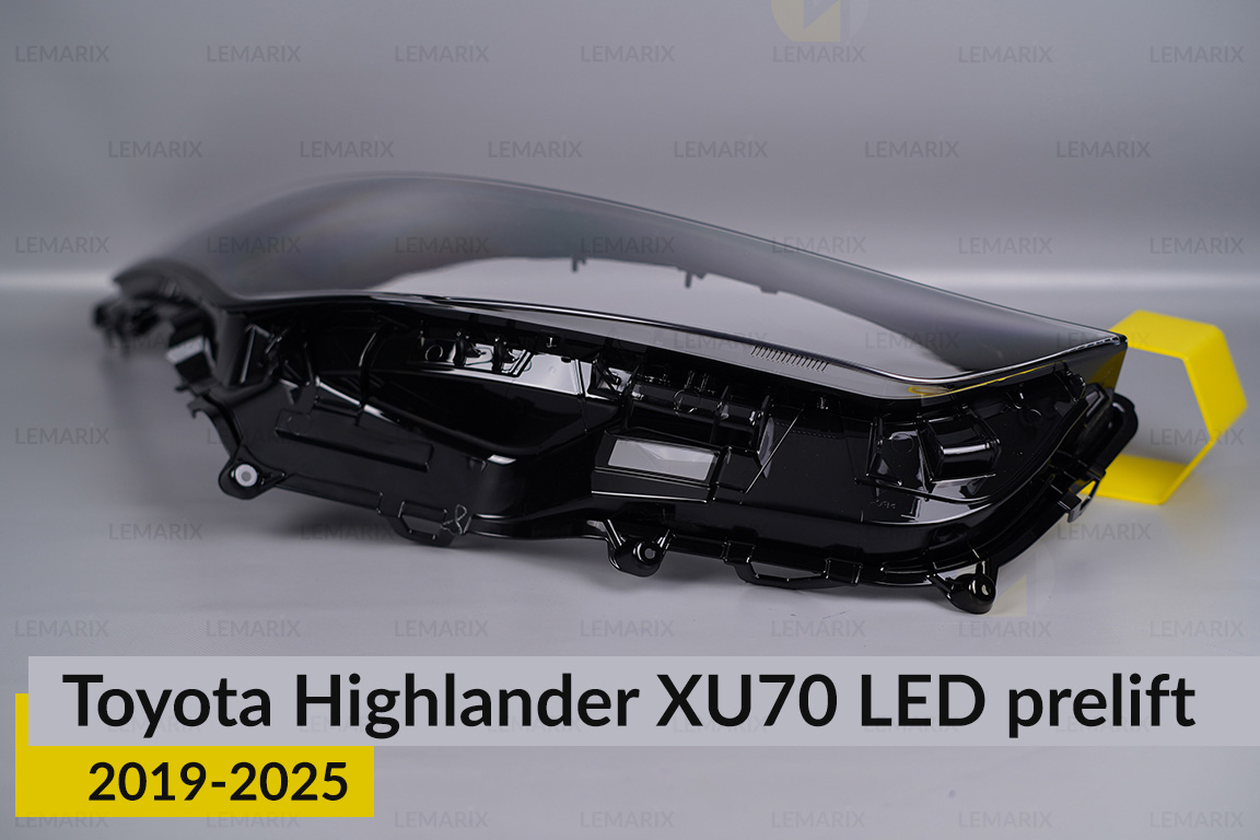 Скло фари Toyota Highlander XU70 LED (2019-2026) дорест праве