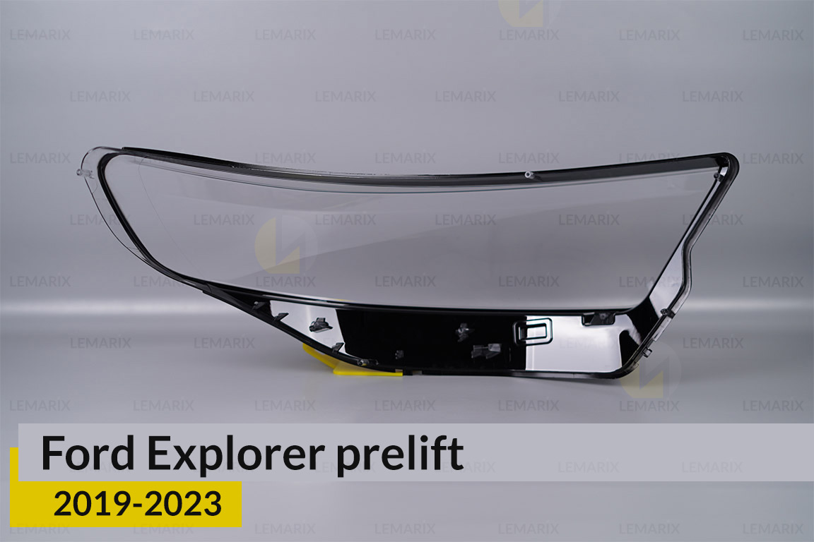 Скло фари Ford Explorer (2019-2025) дорест ліве