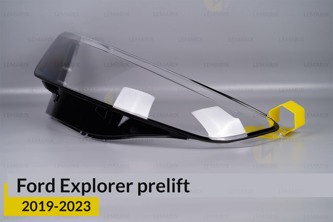 Скло фари Ford Explorer (2019-2025) дорест ліве