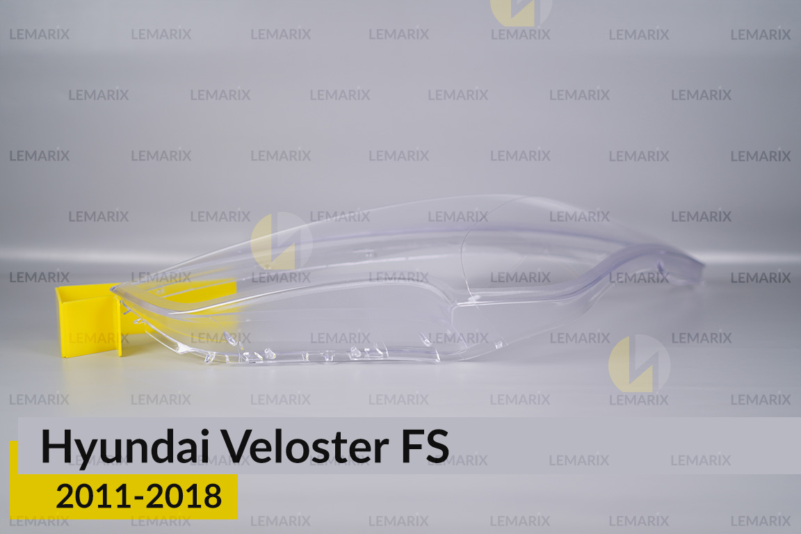Скло фари Hyundai Veloster FS (2011-2018) ліве