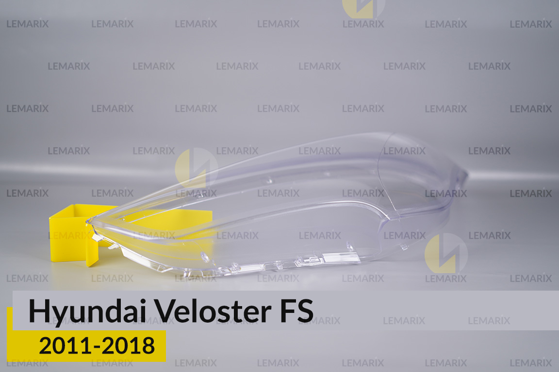 Скло фари Hyundai Veloster FS (2011-2018) ліве