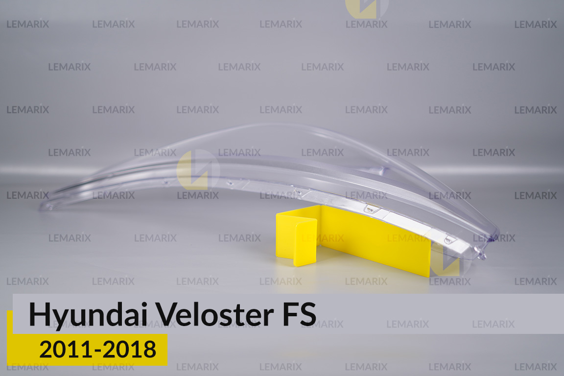 Скло фари Hyundai Veloster FS (2011-2018) ліве