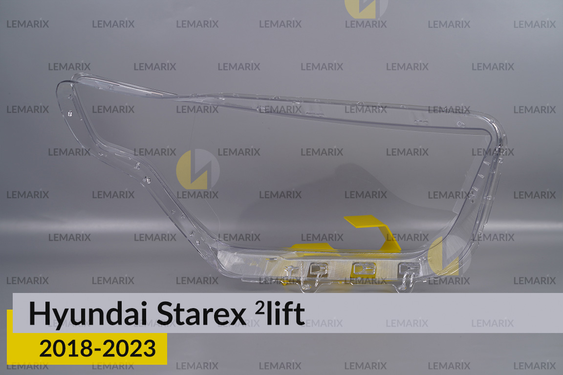 Скло фари Hyundai Starex (2018-2023) 2 рест ліве