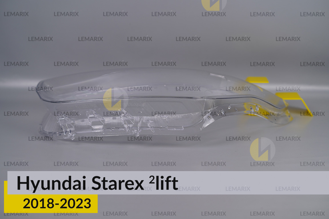 Скло фари Hyundai Starex (2018-2023) 2 рест ліве