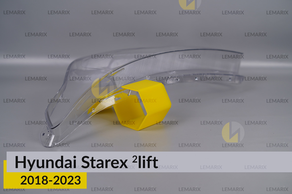 Скло фари Hyundai Starex (2018-2023) 2 рест ліве