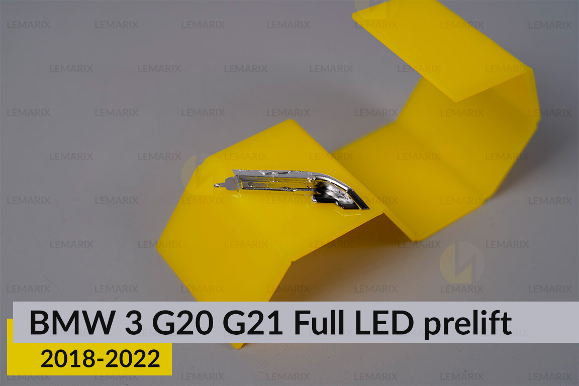 Хромований декор боковий внутрішній BMW 3 G20 G21 Full LED (2018-2022) дорест лівий