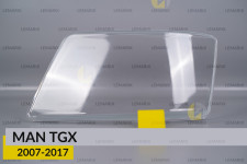 Стекло фары MAN TGX (2007-2017) левое