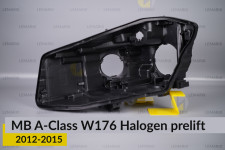 Корпус фары Mercedes-Benz A-Class W176 Halogen (2012-2015) дорест левый