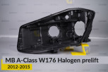 Корпус фари Mercedes-Benz A-Class W176 Halogen (2012-2015) дорест лівий