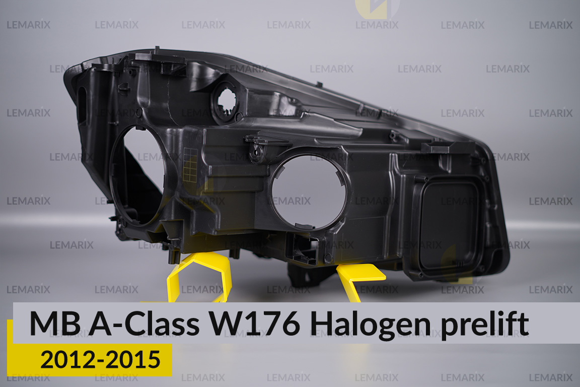 Корпус фари Mercedes-Benz A-Class W176 Halogen (2012-2015) дорест лівий