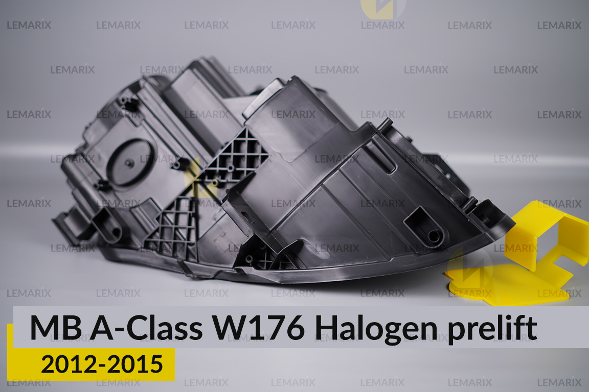 Корпус фари Mercedes-Benz A-Class W176 Halogen (2012-2015) дорест лівий