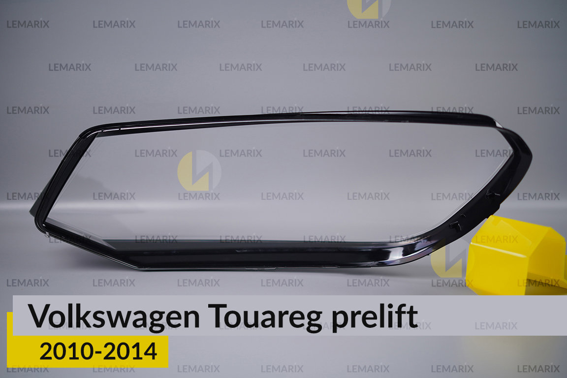 Скло фари VW Volkswagen Touareg (2010-2014) дорест праве