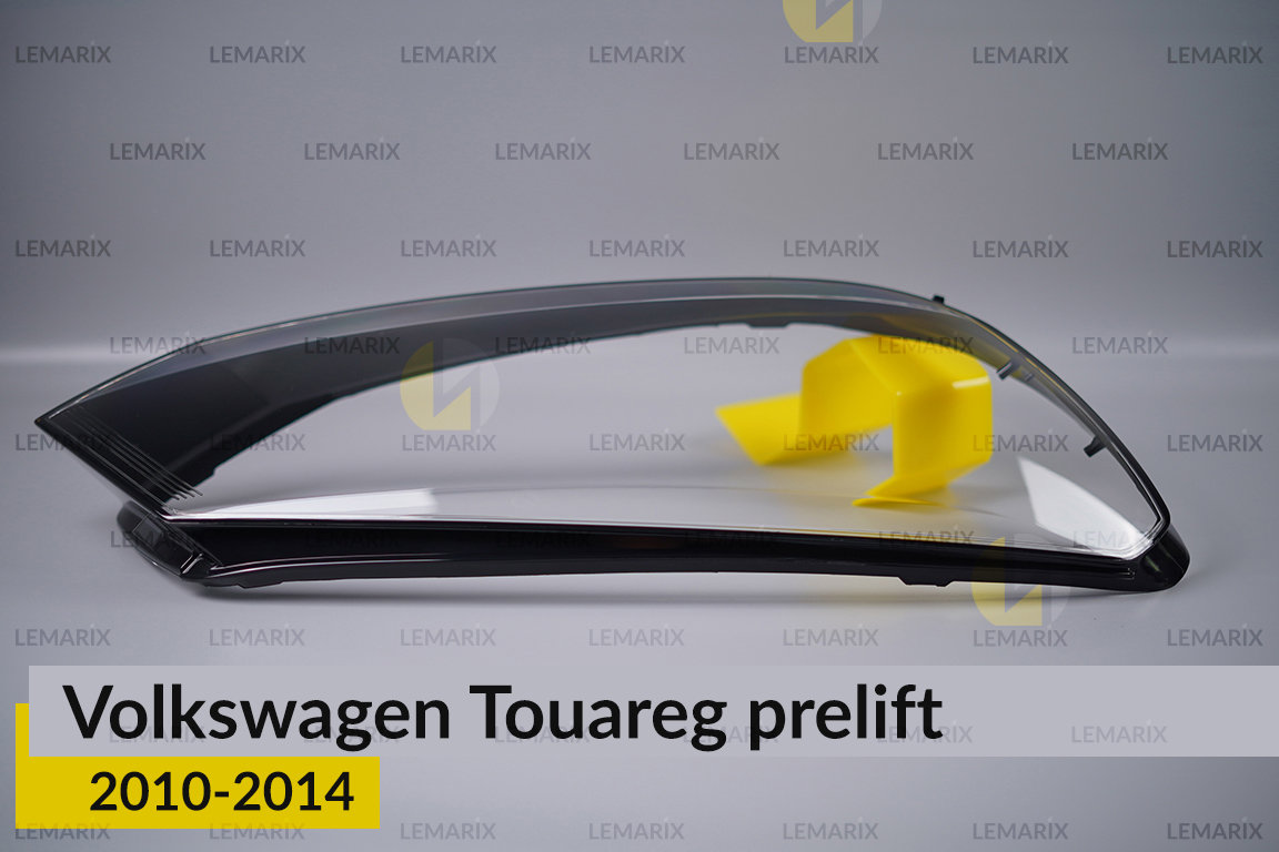 Скло фари VW Volkswagen Touareg (2010-2014) дорест праве