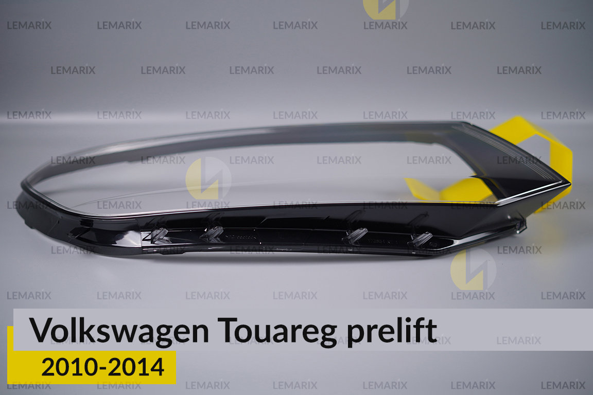Скло фари VW Volkswagen Touareg (2010-2014) дорест праве