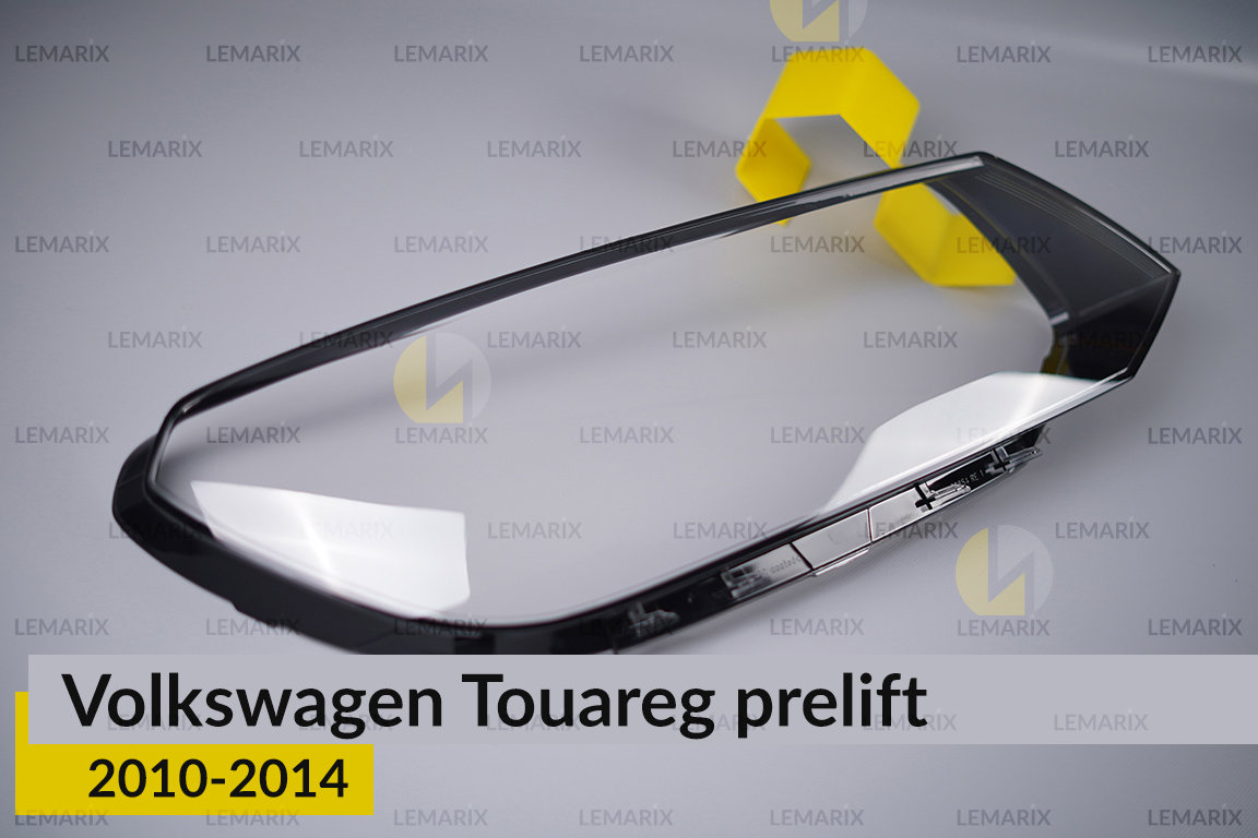 Скло фари VW Volkswagen Touareg (2010-2014) дорест праве