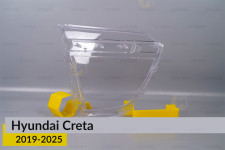 Скло фари Hyundai Creta (2019-2025) праве
