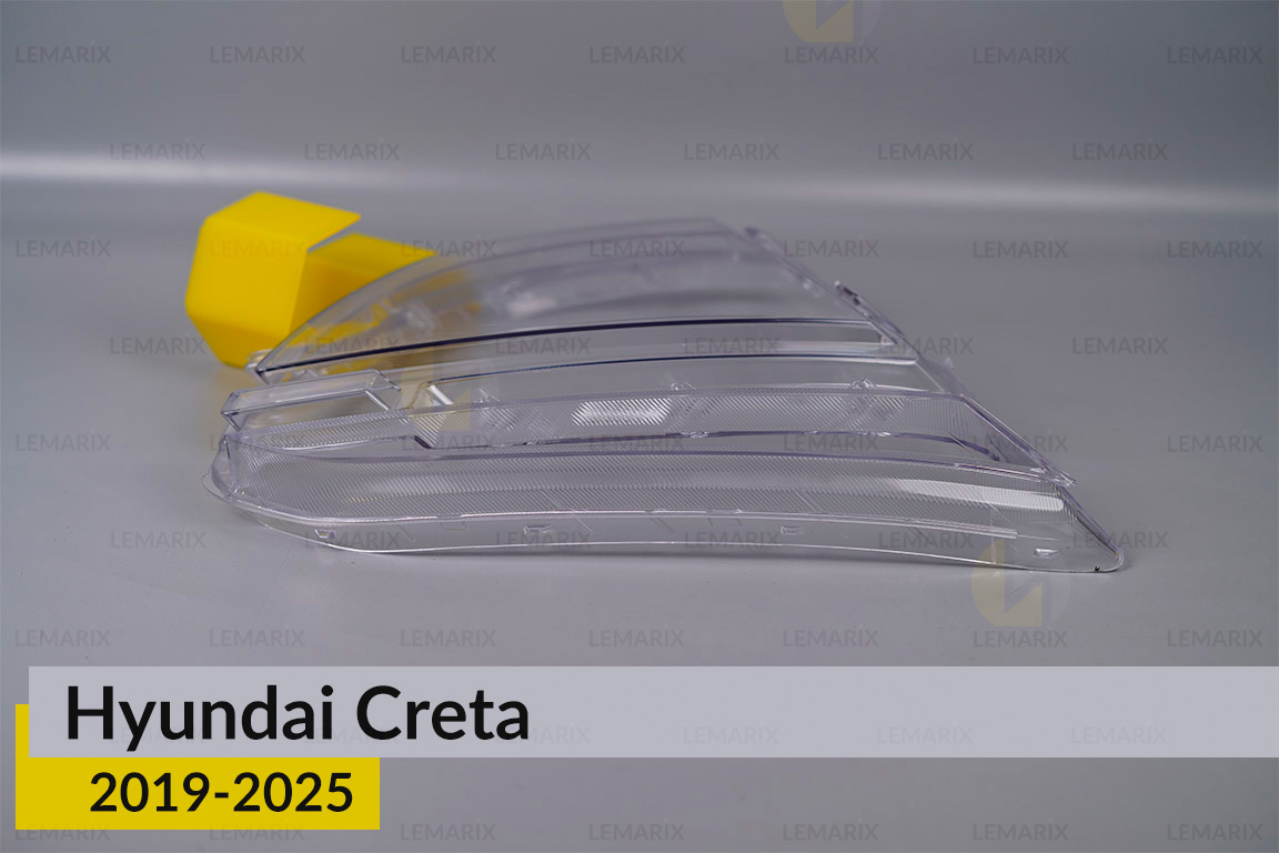 Скло фари Hyundai Creta (2019-2025) праве