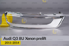 Хромована декоративна маска Audi Q3 8U Xenon (2011-2014) дорест права