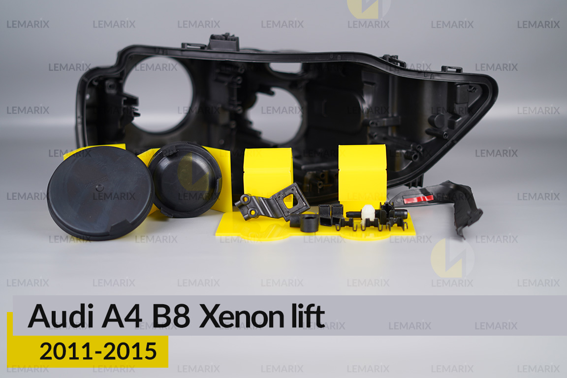 Сервісний комплект корпуса фар Audi A4 B8 Xenon (2011-2015) рест правий