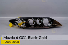 Декоративна маска Mazda 6 GG1 Black-Gold (2002-2008) права