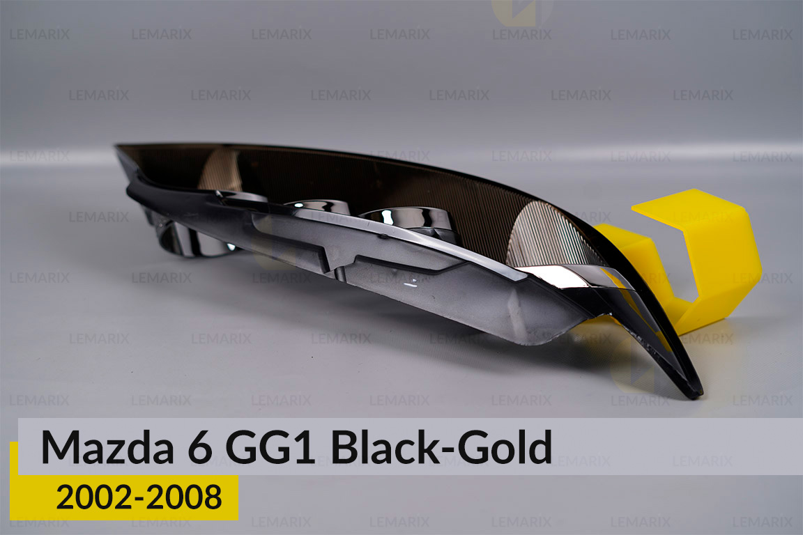 Декоративна маска Mazda 6 GG1 Black-Gold (2002-2008) права