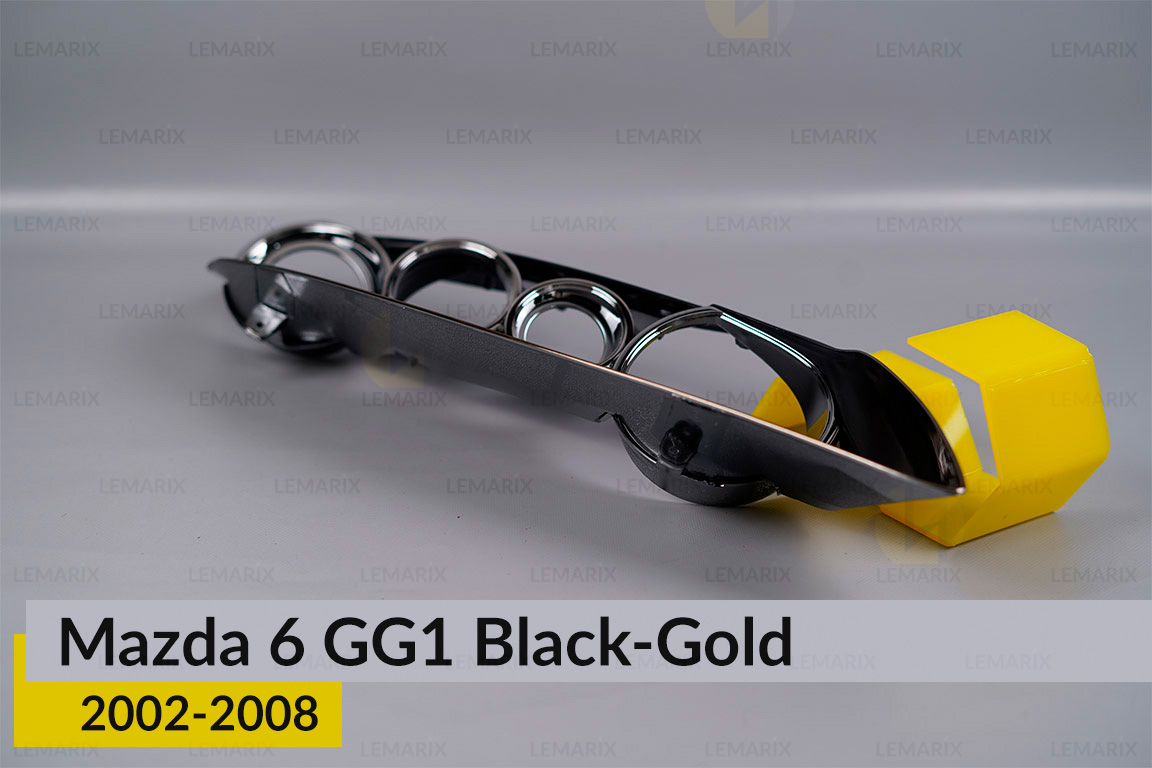 Декоративна маска Mazda 6 GG1 Black-Gold (2002-2008) права