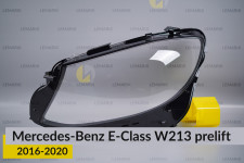 Скло фари Mercedes-Benz E-Class W213 (2016-2020) дорест ліве