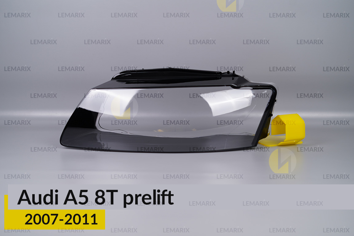 Скло фари Audi A5 8T (2007-2011) дорест ліве
