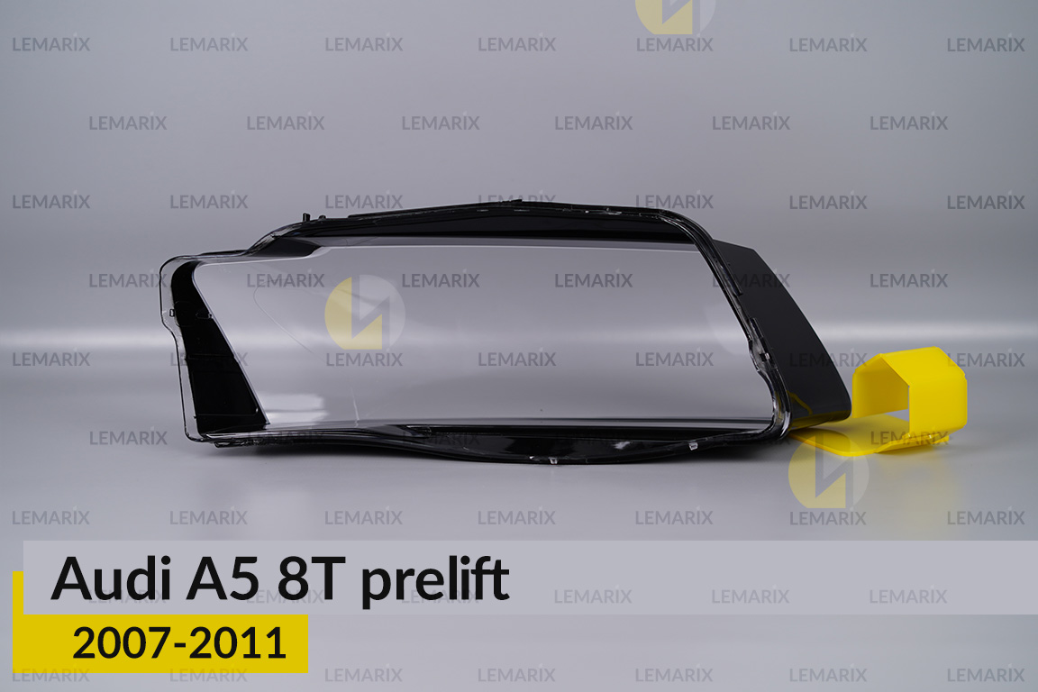 Скло фари Audi A5 8T (2007-2011) дорест ліве