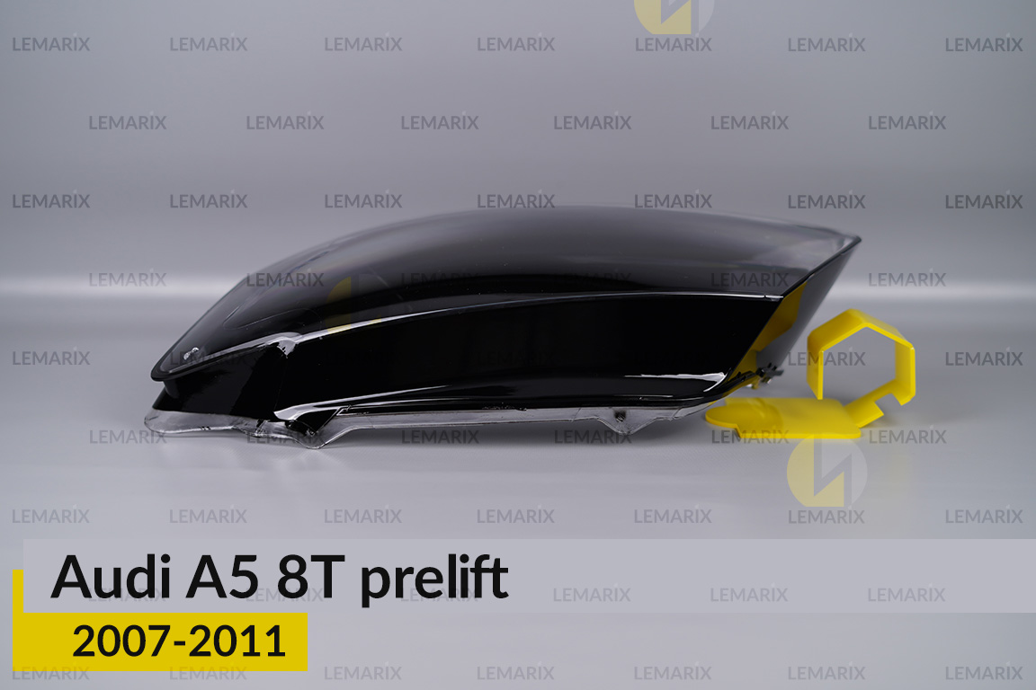 Скло фари Audi A5 8T (2007-2011) дорест ліве