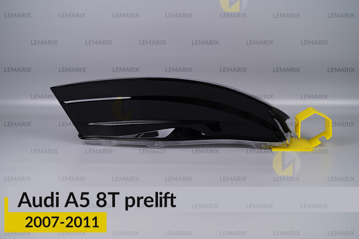 Скло фари Audi A5 8T (2007-2011) дорест ліве