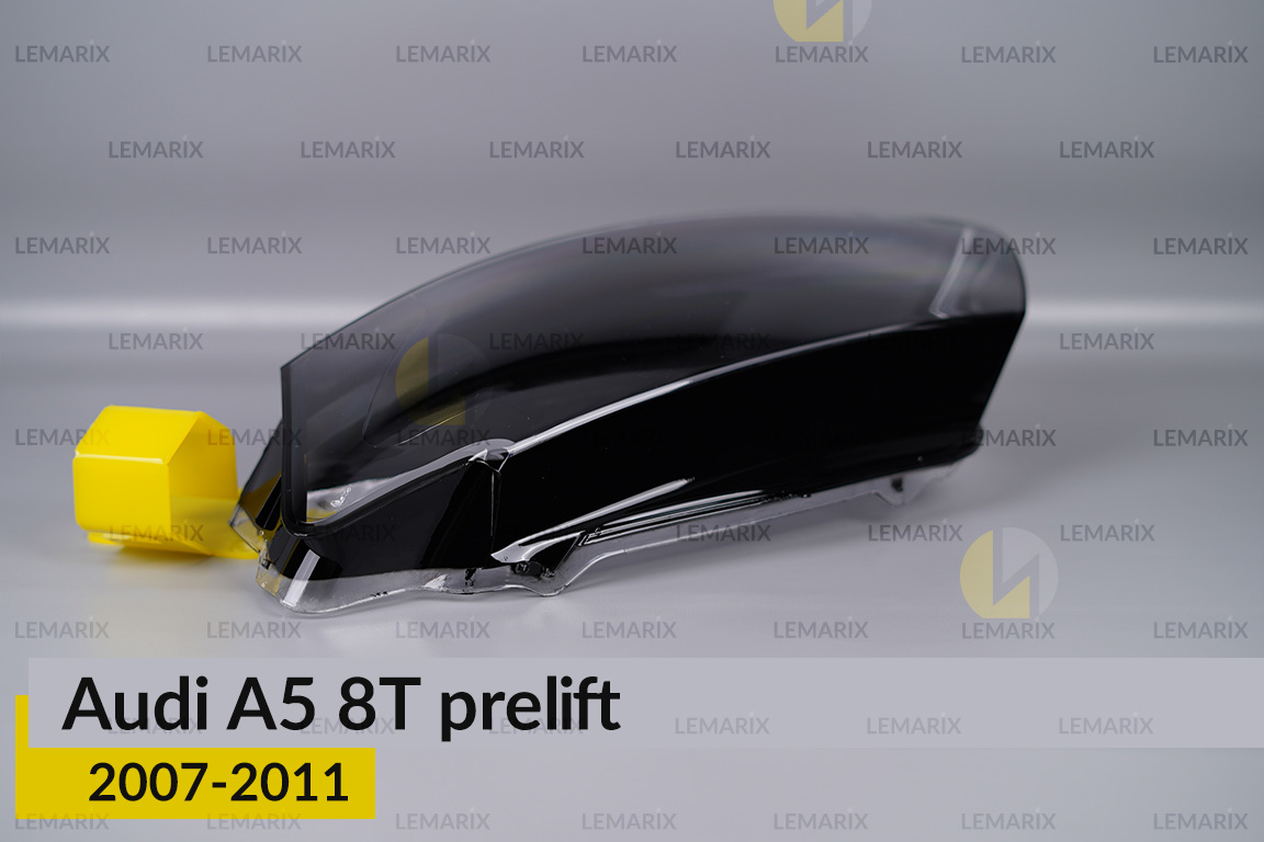 Скло фари Audi A5 8T (2007-2011) дорест ліве