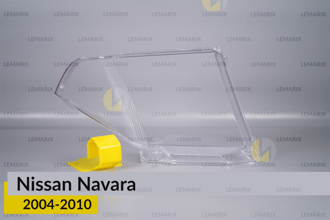 Скло фари Nissan Navara (2004-2010) дорест ліве