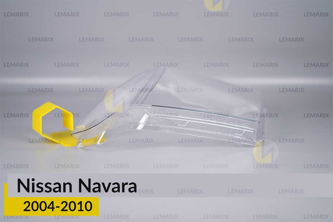 Скло фари Nissan Navara (2004-2010) дорест ліве