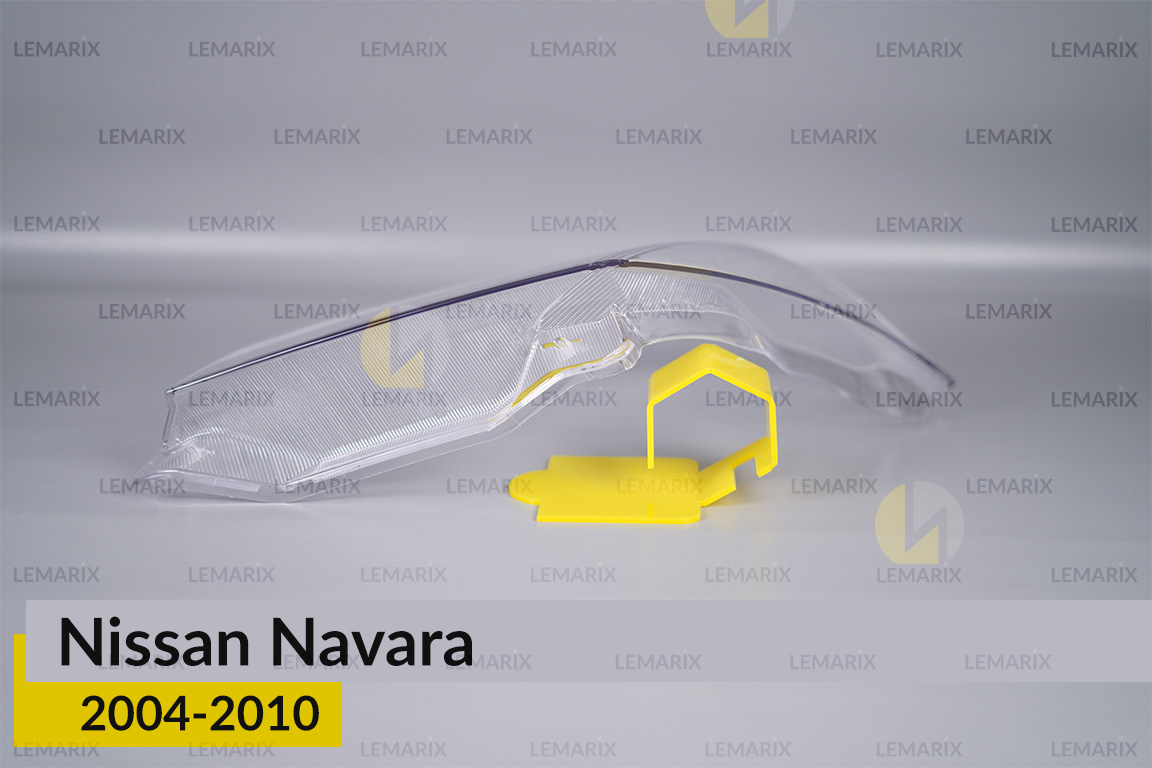 Скло фари Nissan Navara (2004-2010) дорест ліве