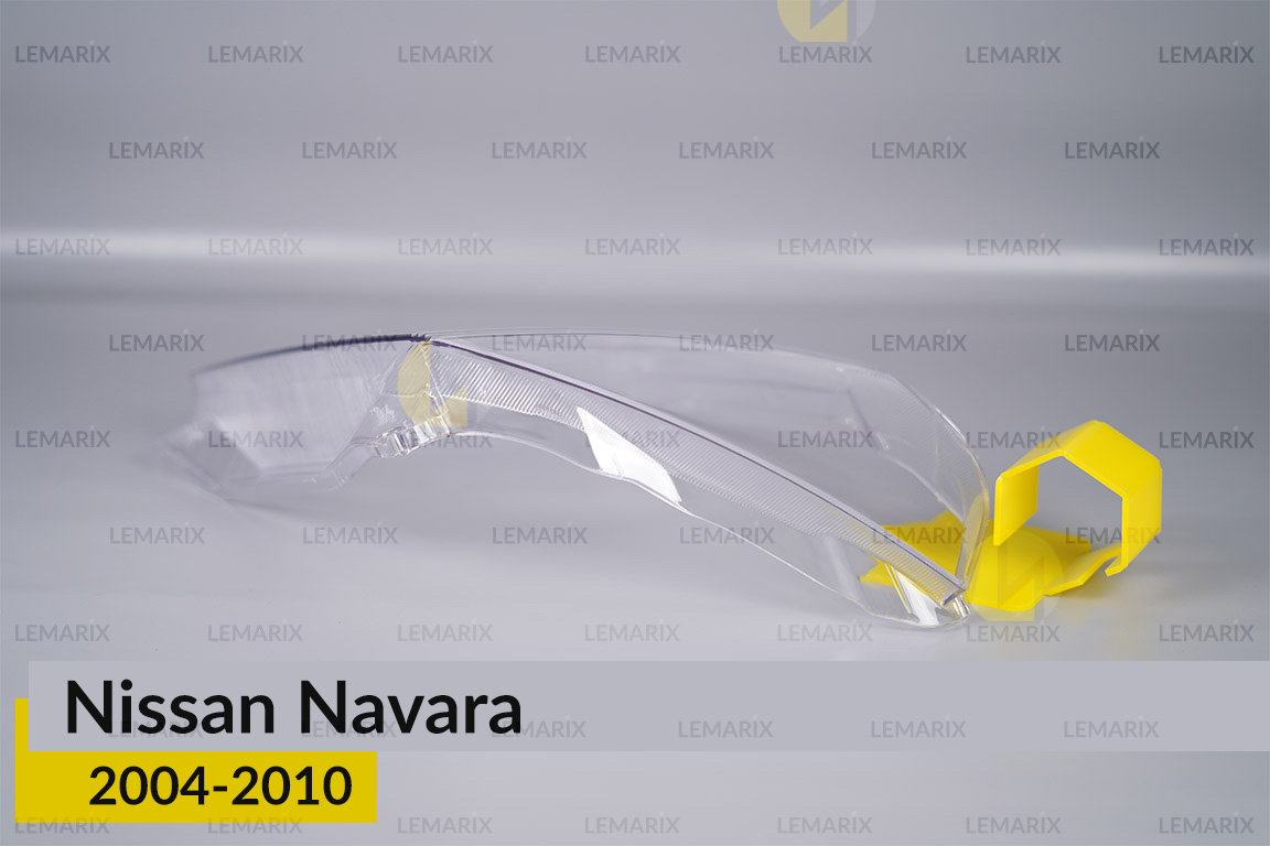 Скло фари Nissan Navara (2004-2010) дорест ліве