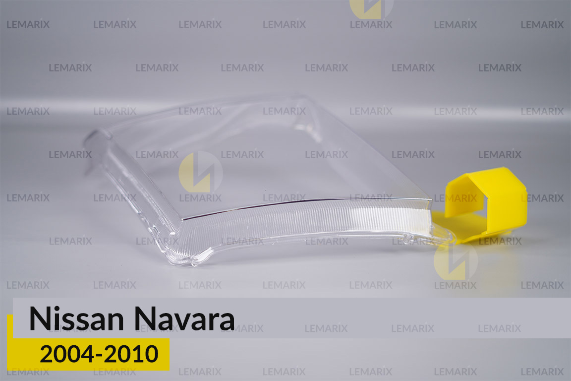 Скло фари Nissan Navara (2004-2010) дорест ліве