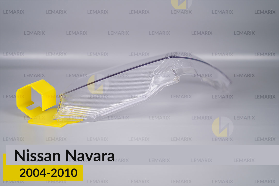 Скло фари Nissan Navara (2004-2010) дорест ліве