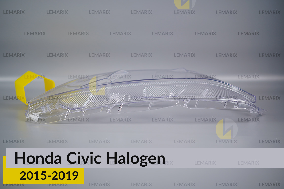 Скло фари Honda Civic Halogen (2015-2019) ліве
