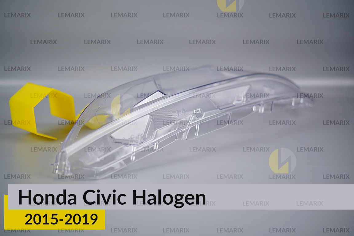 Скло фари Honda Civic Halogen (2015-2019) ліве