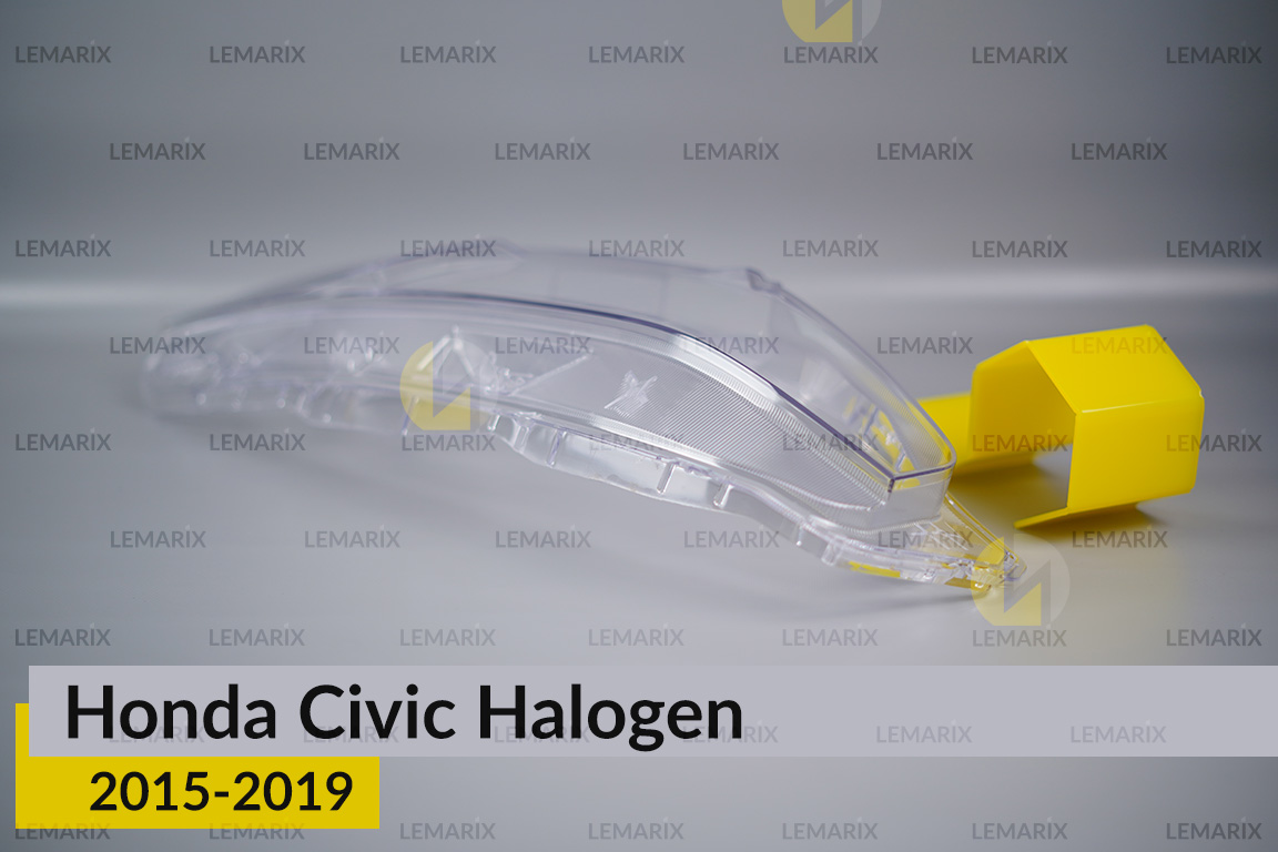 Скло фари Honda Civic Halogen (2015-2019) ліве